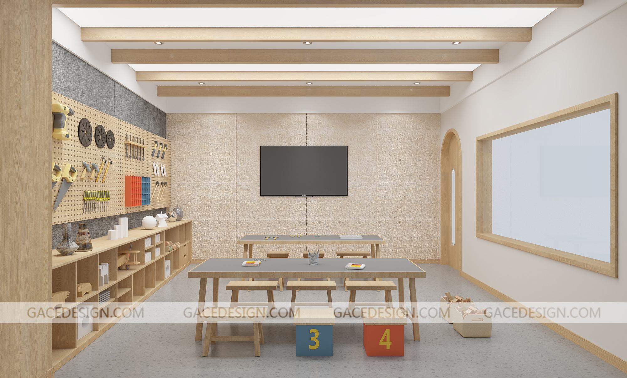 幼兒園功能區設計的注意事項 幼兒園功能區設計的注意事項